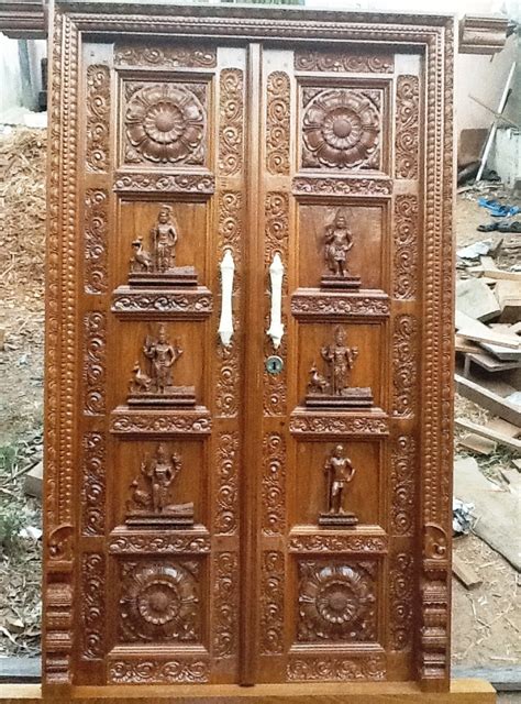 temple wooden door design